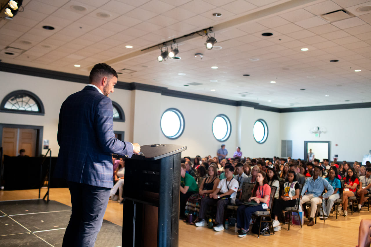ISLC 2025 Operation Smile Photo, Student Leadership Conference, ISLC 2025 Changemakers, Align Technology Sponsorship, Operation Smile Students, North Star Theme ISLC 2025, The Paz Foundation ISLC, Leadership Workshop ISLC 2025, ISLC 2025 Event Photos.